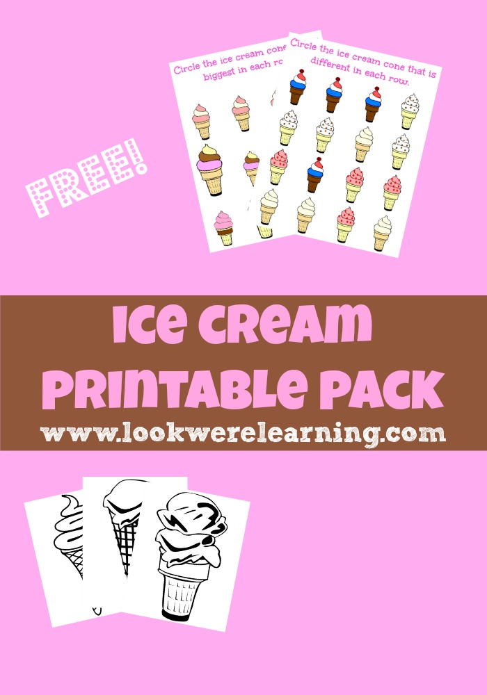 Ice Cream Printable Pack