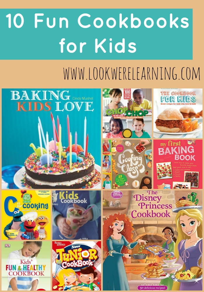 10 Fun Cookbooks for Kids #LaughLearnLinkup