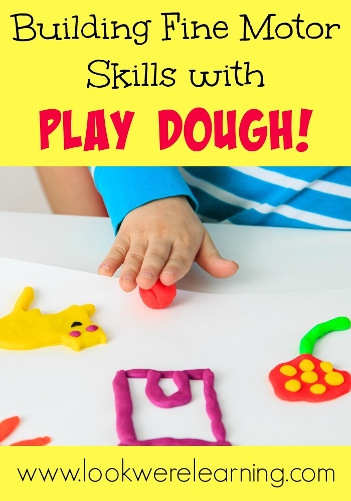 Building Fine Motor Skills with Play Dough
