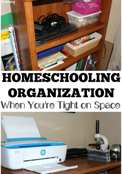 It is possible to homeschool multiple children in a small space! See how we make our small homeschool space work!