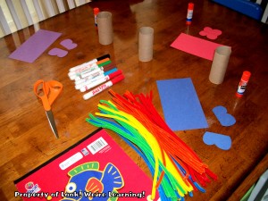 Toilet Roll Butterfly Craft Supplies