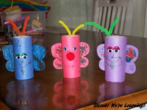 Toilet Roll Butterfly Craft for Kids