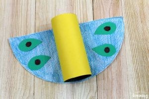 Easy Toilet Roll Butterfly Craft for Kids