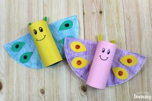 Simple Toilet Roll Butterfly Craft for Kids