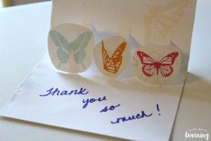 DIY Pop Up Thank You Cards