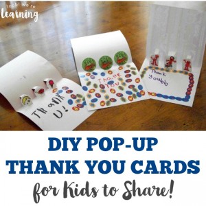 DIY Pop Up Thank You Cards