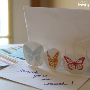 Easy DIY Pop Up Thank You Cards