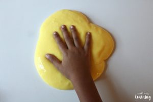 Making DIY Flubber for Kids