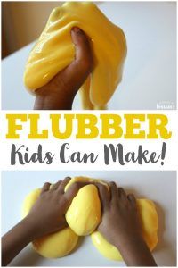 This easy DIY flubber recipe is one of our favorite sensory play activities!