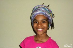 Wearing an African Inspired Hairwrap