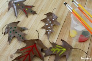Easy Fall Leaf Garland Craft for Kids