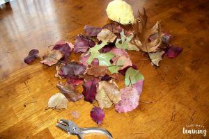 Fall Leaf Garland Supplies