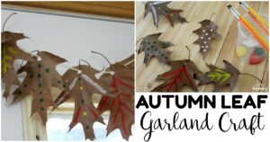 Fun and Easy Fall Leaf Garland Craft for Kids