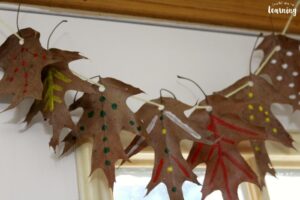 Simple Fall Leaf Garland