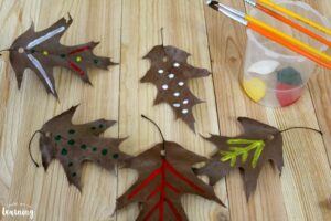 Simple Fall Leaf Garland Craft for Kids