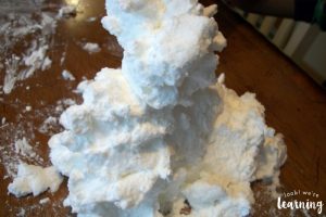 Making Shaving Cream Dough
