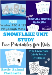 Make your own free printable snowflake unit study with these resources ...