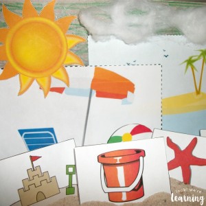 Sandy Beach Diorama Craft