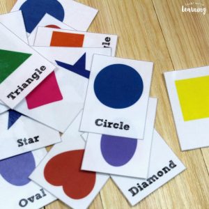 Free Printable Shape Flashcards for Kids