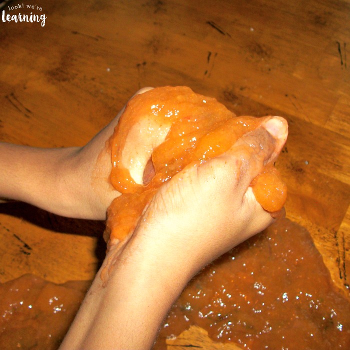 Playing with Taste Safe Slime