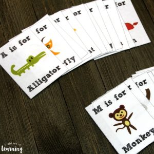 Printable A to Z Animal Flashcards