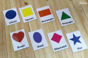 Printable Shape Flashcards for Kids