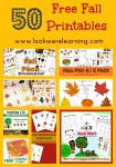 Over 50 Free Fall Printables for Kids - Look! We're Learning!