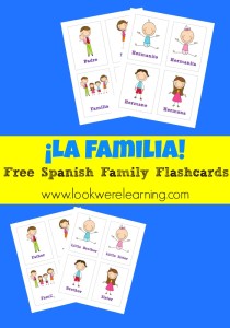 Free Spanish Family Flashcards - Look! We're Learning!
