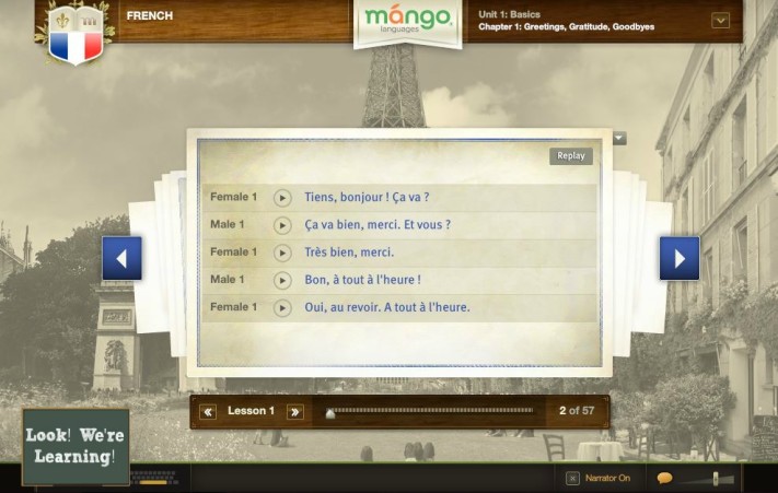 French Language Learning with Mango Languages - Look! We're Learning!