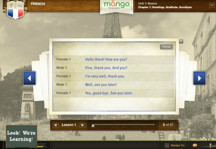 French Language Learning with Mango Languages - Look! We're Learning!