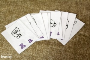 Sign Language Alphabet Flashcards