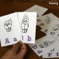 Free Printable Flashcards: Sign Language Alphabet Flashcards