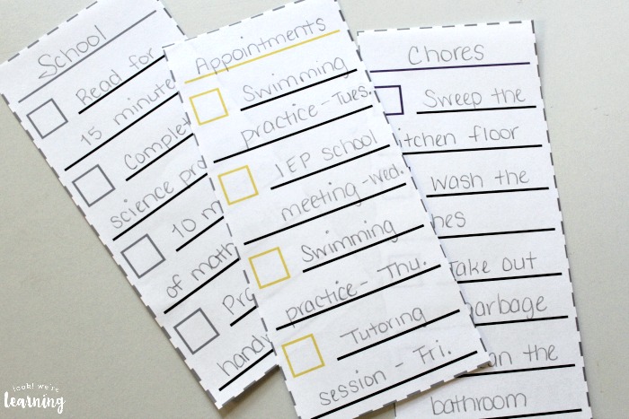 Daily Routine Checklist for Kids with ADHD
