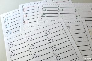 Printable Daily Checklist for Kids with ADHD