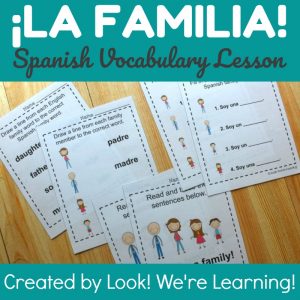 Spanish Family Words Lesson for Kids