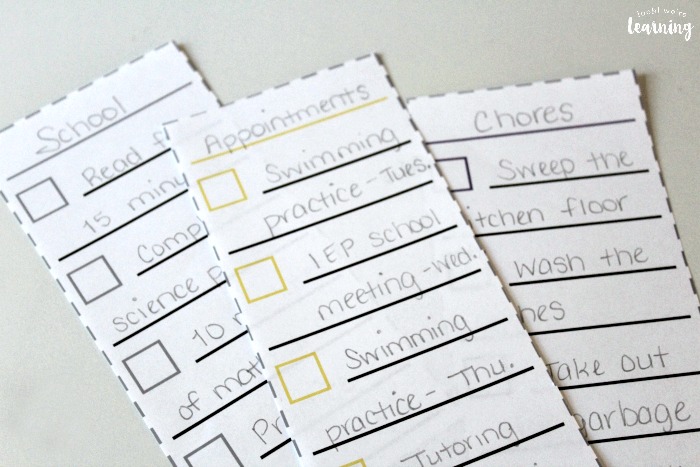 Using a Printable Daily Routine Checklist for Kids with ADHD