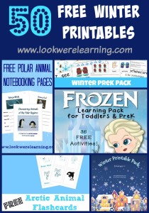 50 Free Winter Printables for Kids - Look! We're Learning!