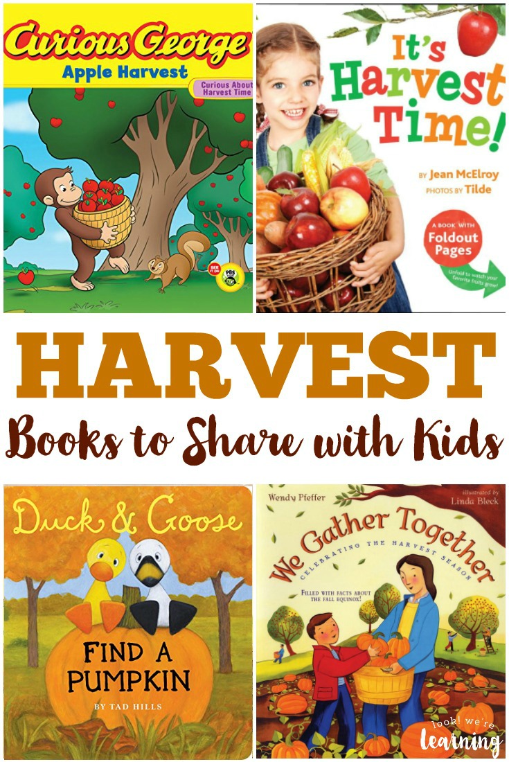 Learn about how food is grown with these great children's books about harvest!