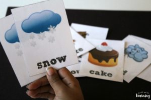 Printable Winter Themed Sight Word Flashcards
