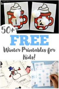 These free winter printables for kids feature plenty of fun learning ideas for the winter season!