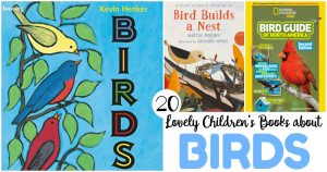 These lovely children's books about birds are a wonderful way to welcome spring or fall with the kids!