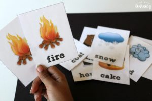 Winter Sight Word Flashcards for Kids