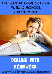 Dealing with Public School Homework - How can homeschoolers adjust to homework in public school?