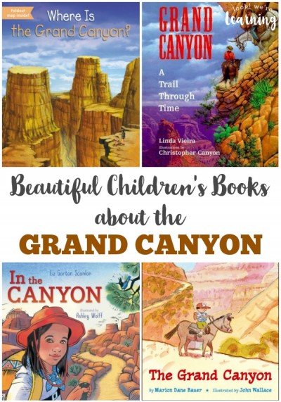 These Grand Canyon books for kids provide a beautiful look at this natural wonder!