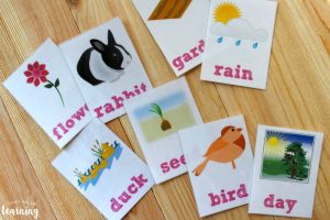 Printable Spring Sight Word Flashcards