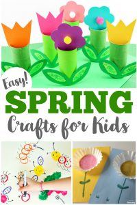 These easy spring crafts for kids are wonderful for welcoming warmer weather with the kids!