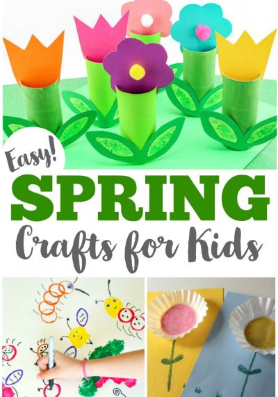 These easy spring crafts for kids are wonderful for welcoming warmer weather with the kids!