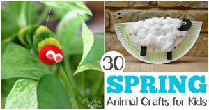 30 Adorable Spring Animal Crafts for Kids
