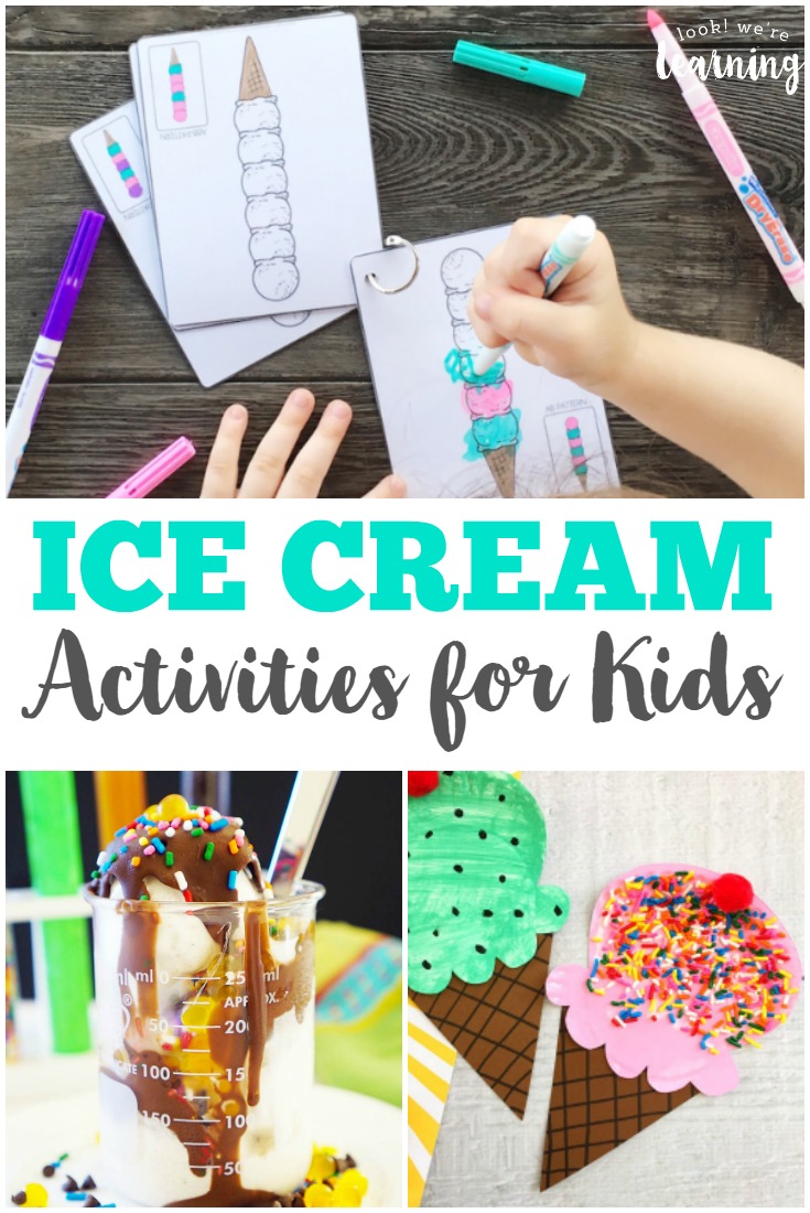 Make summer a fun time for learning with these neat ice cream activities for kids!