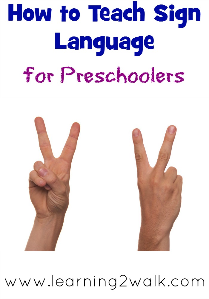 How to Teach Sign Language to Preschoolers